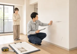 内装業者による退去立ち合い